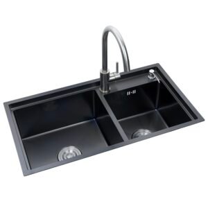 evier-de-cuisine-inox-noir-topline-82X45-D8N